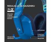 LOGITECH SG733 LIGHTSPEED Wireless RGB Headset BLUE Niebieski - 594939 - zdjęcie 10
